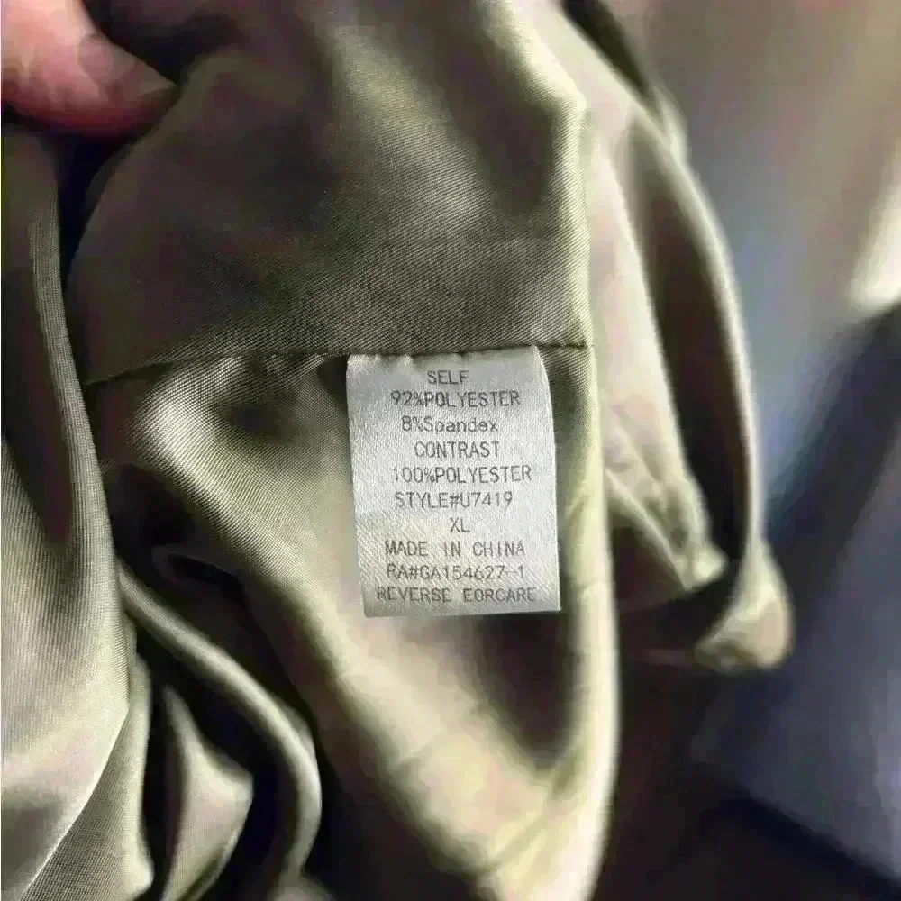 Olive Super Soft Faux Suede Trench Coat XL great condition and very versatile - Picture 8 of 9